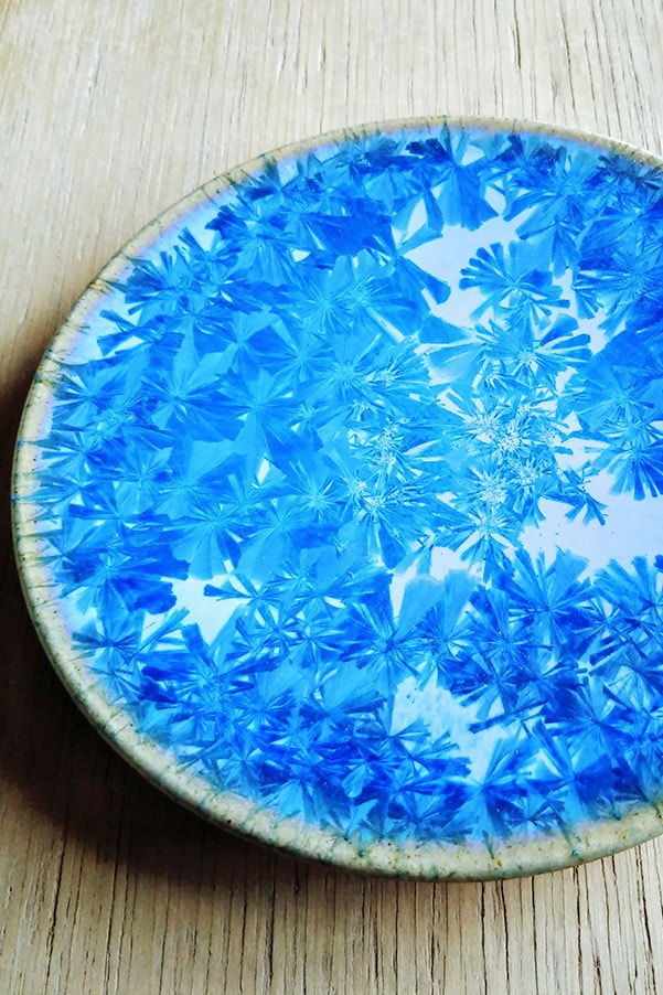 青結晶小皿