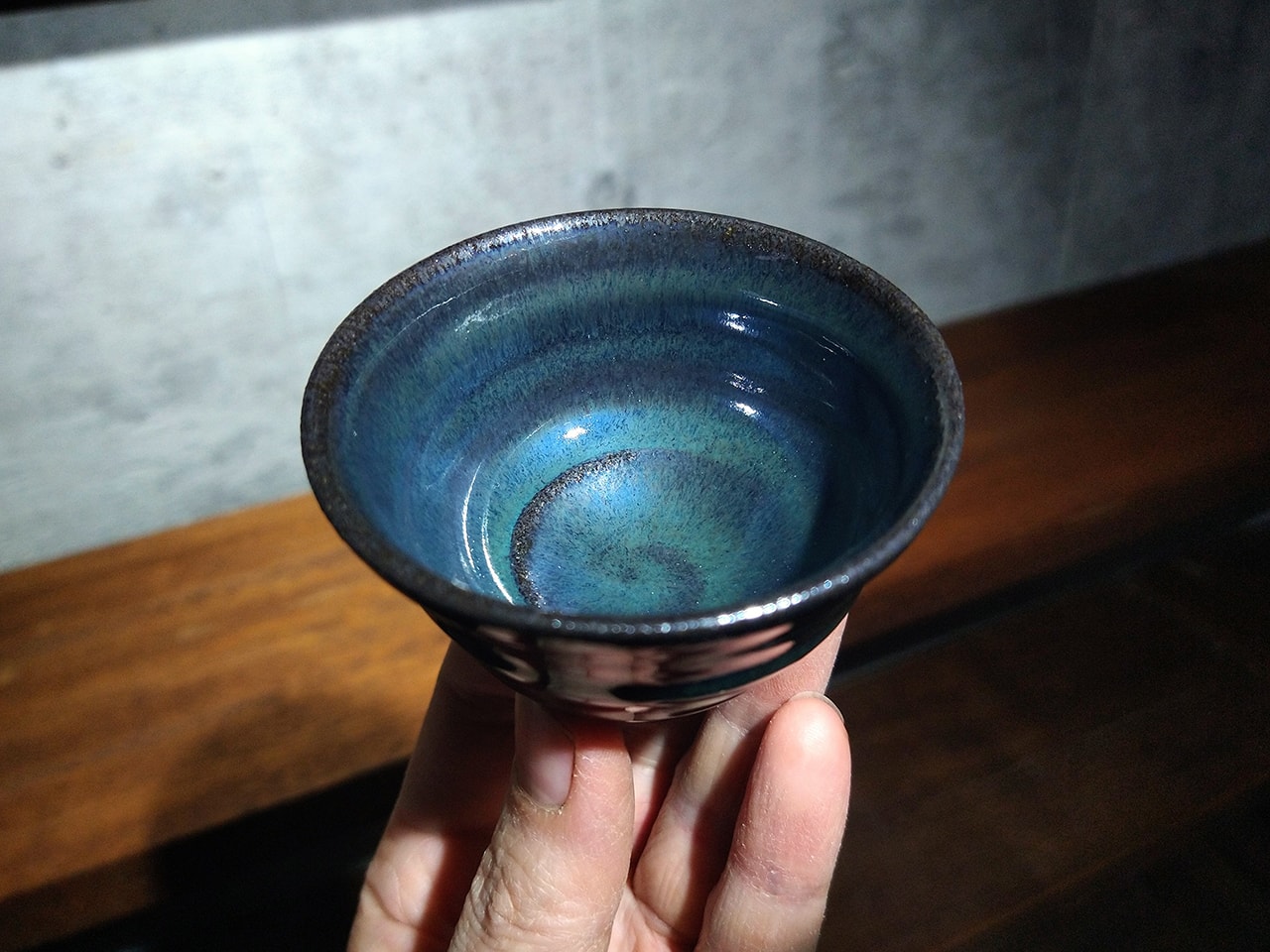 メタリック感のあるぐい呑